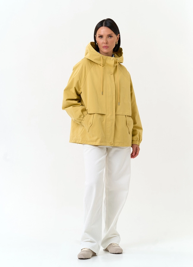Женская ветровка с капюшоном модель № 33159 в кредит