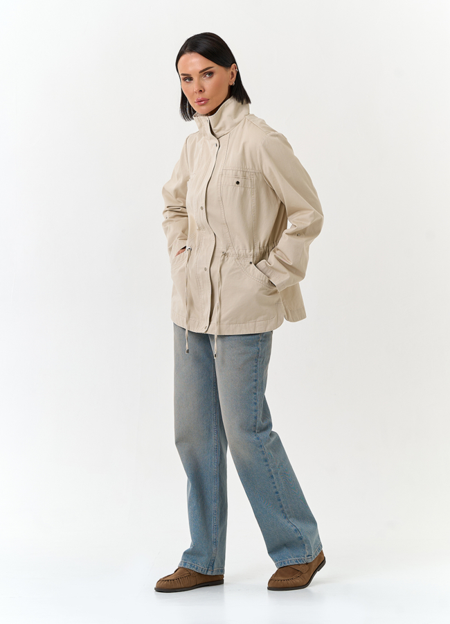 Женская ветровка с воротником стойкой модель № 33122 в рассрочку