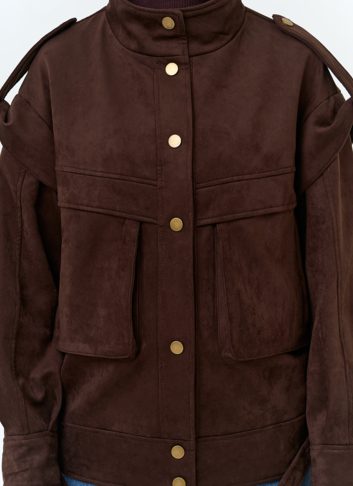 Женская куртка из эко замши