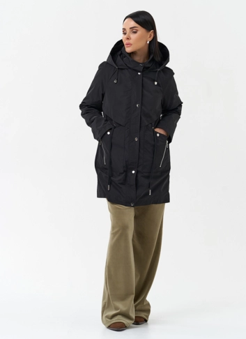 Плащ женский с капюшоном фото