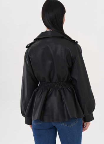 Куртка-косуха с резинкой по талии