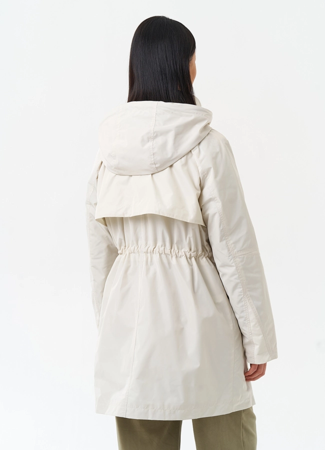 Плащ женский с капюшоном модель № 30041 в кредит