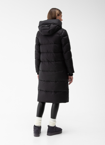 Пуховик женский с капюшоном 