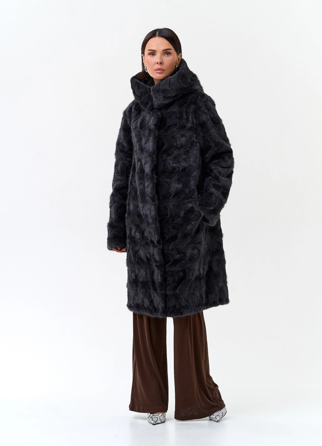Шуба из меха норки модель № 34049 универмаг малина фото