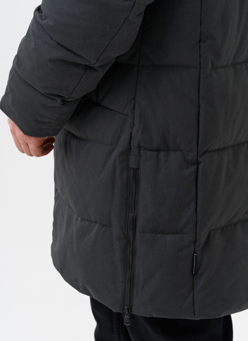 Мужской пуховик с капюшоном 