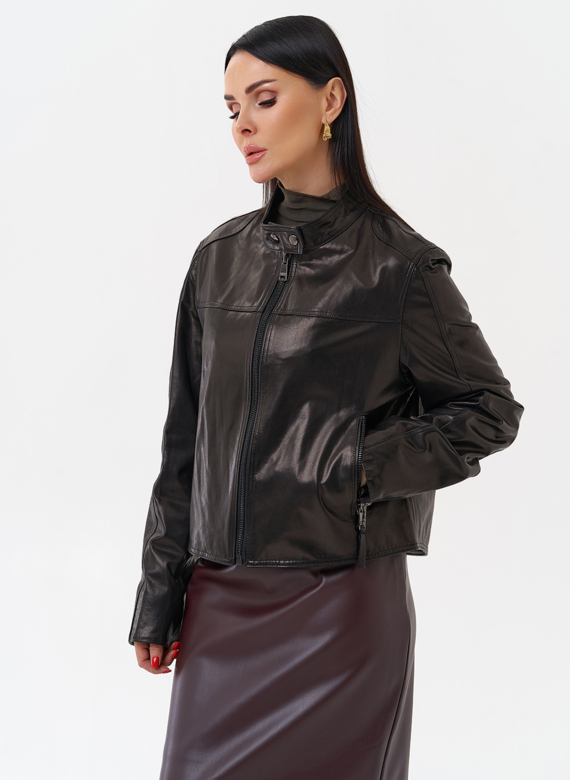 Куртка из натуральной кожи женская